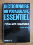 Dictionnaire du vocabulaire essentiel
