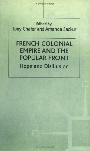 The French colonial empire and the popular front