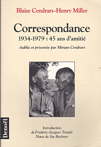 Correspondance 1934-1979:45ans d'amitié