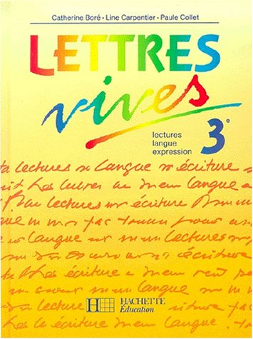 Lettres vives 3e