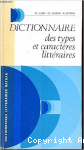 Dictionnaire des types et caracteres litteraires