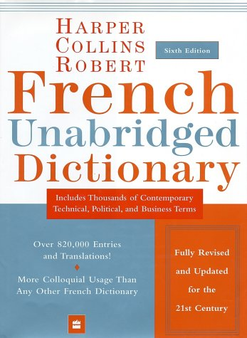 Robert Collins Dictionnaire francais-anglais