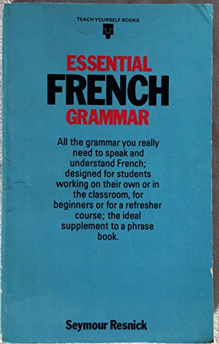 Essential French grammar