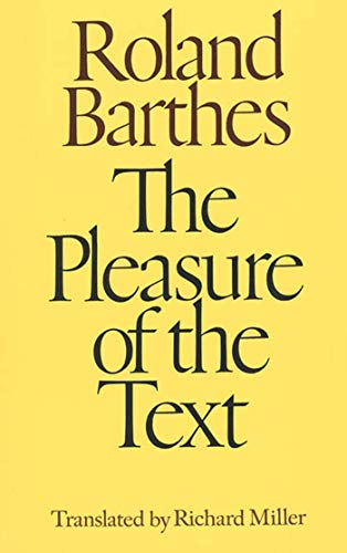 The pleasure of text