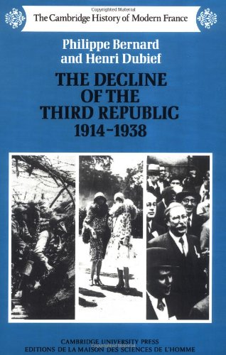 The Decline of the third republic : 1914-1938