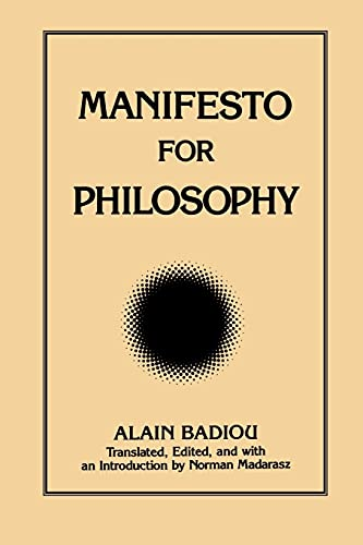 Manifesto for philosophy