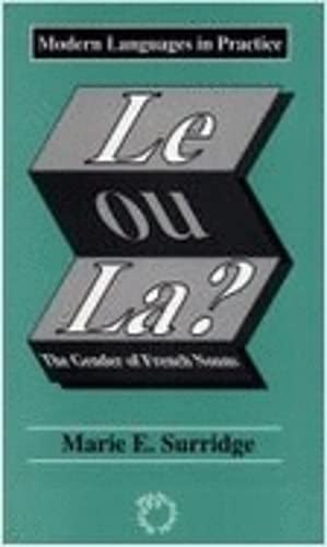 Le ou la? The gender of French Nouns