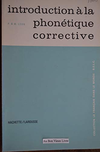 Introduction a la phonetique corrective