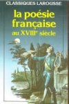 La Poésie Française au XVIIIè siècle