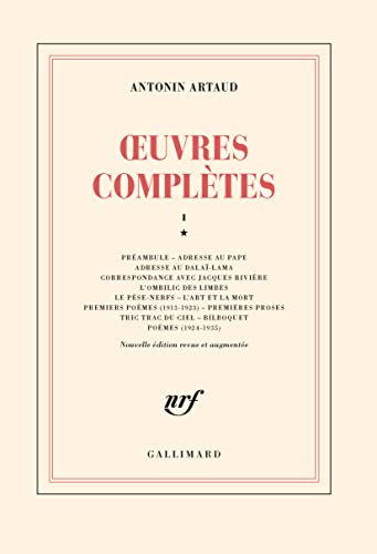 Oeuvres complètes 1a