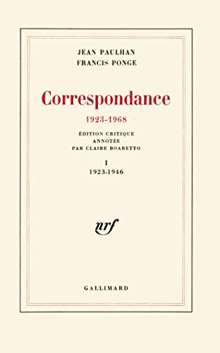 Correspondance, 1923-1946