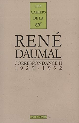 Correspondance II 1929-1932