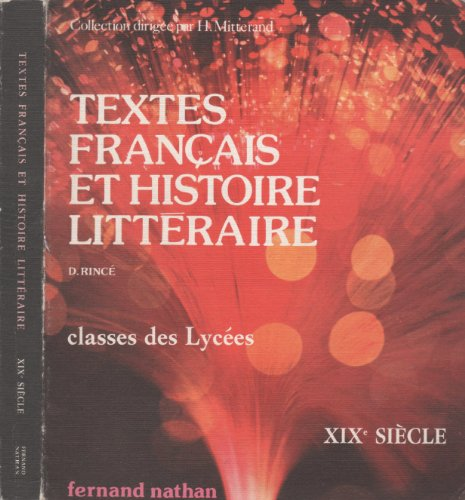 Textes français et histoire littéraire