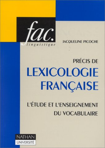 Précis de lexicologie française