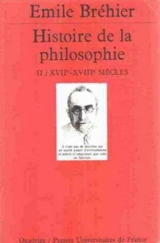 Histoire de la philosophie II