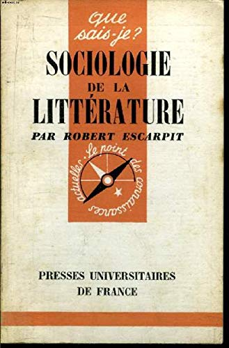 Sociologie de la littérature