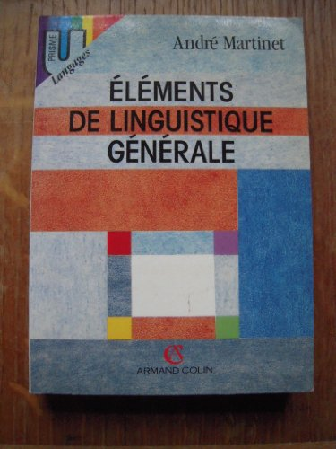 Eléments de linguistique générale