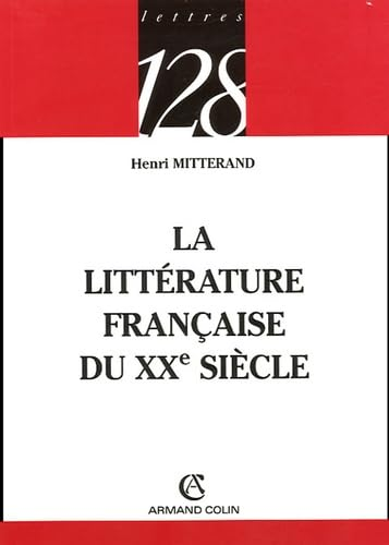 La Littérature française du XXe siècle