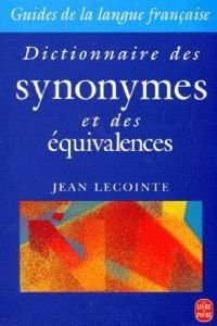 Dictionnaire des synonymes et équivalences