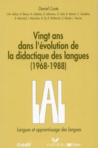 Vingt ans dans l'évolution de la didactique des langues (1968-1988)