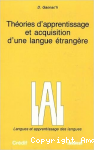 Theorie D'apprentissage Et Acquisition D'une Langue Etrangere