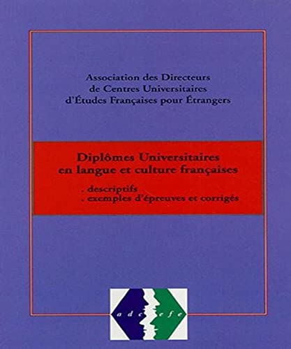 Diploma universitaires en langue et culture françaises