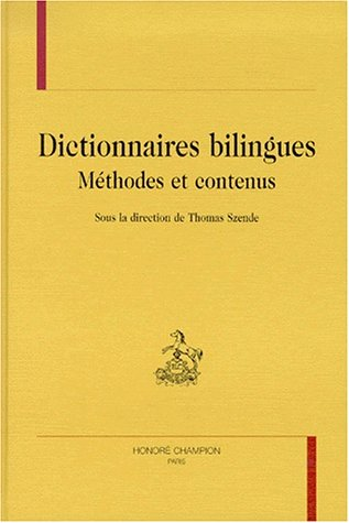 Dictionnaires bilingues
