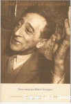 Jean Cocteau, quarante ans après 1963 - 2003