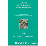 Cahiers des Anneaux de la Mémoire N° 9.