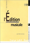L'édition musicale
