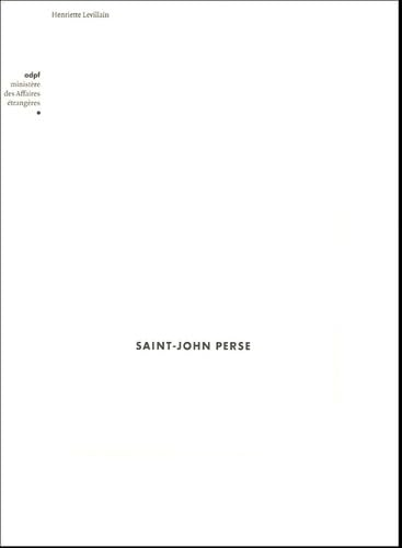 Saint - John Perse