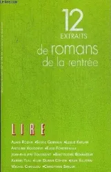 12 extraits de romans de la rentrée