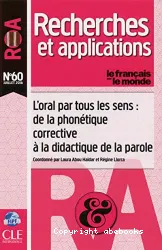 L'oral par tous les sens