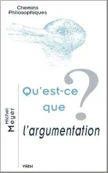 Qu'est-ce que l'argumentation ?