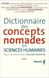 Dictionnaire des concepts nomades en sciences humaines