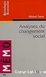 Analyses du changement social