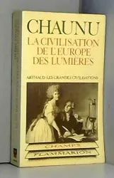 La civilisation de l'Europe des lumières