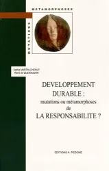 Développement durable, mutations ou métamorphoses de la responsabilité ?