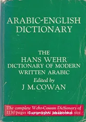 A Dictionary of modern written Arabic