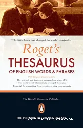 Roget's thesaurus of English words and phrases