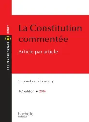 La constitution commentée