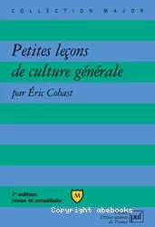 Petites leçons de culture générale