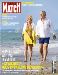 Paris Match, N° 3925 - du 25 au 31 Juillet 2024 - Sophie Davant William Leymergie << se marier? Nous en parlons Beaucoup>>