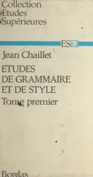 Études de grammaire et de style