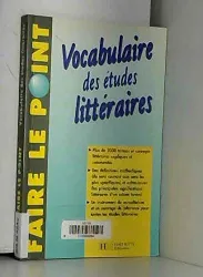 Vocabulaire de la dissertation et des études littéraires