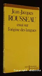 Essai sur l'origine des langues`