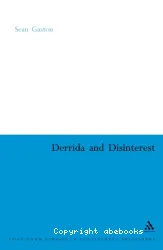 Derrida and Disinterest