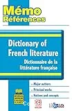 Dictionnaire de la littérature française