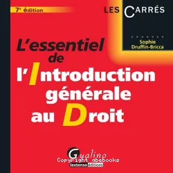 L'essentiel de l'introduction générale au droit