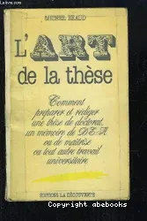 L'Art de la thèse